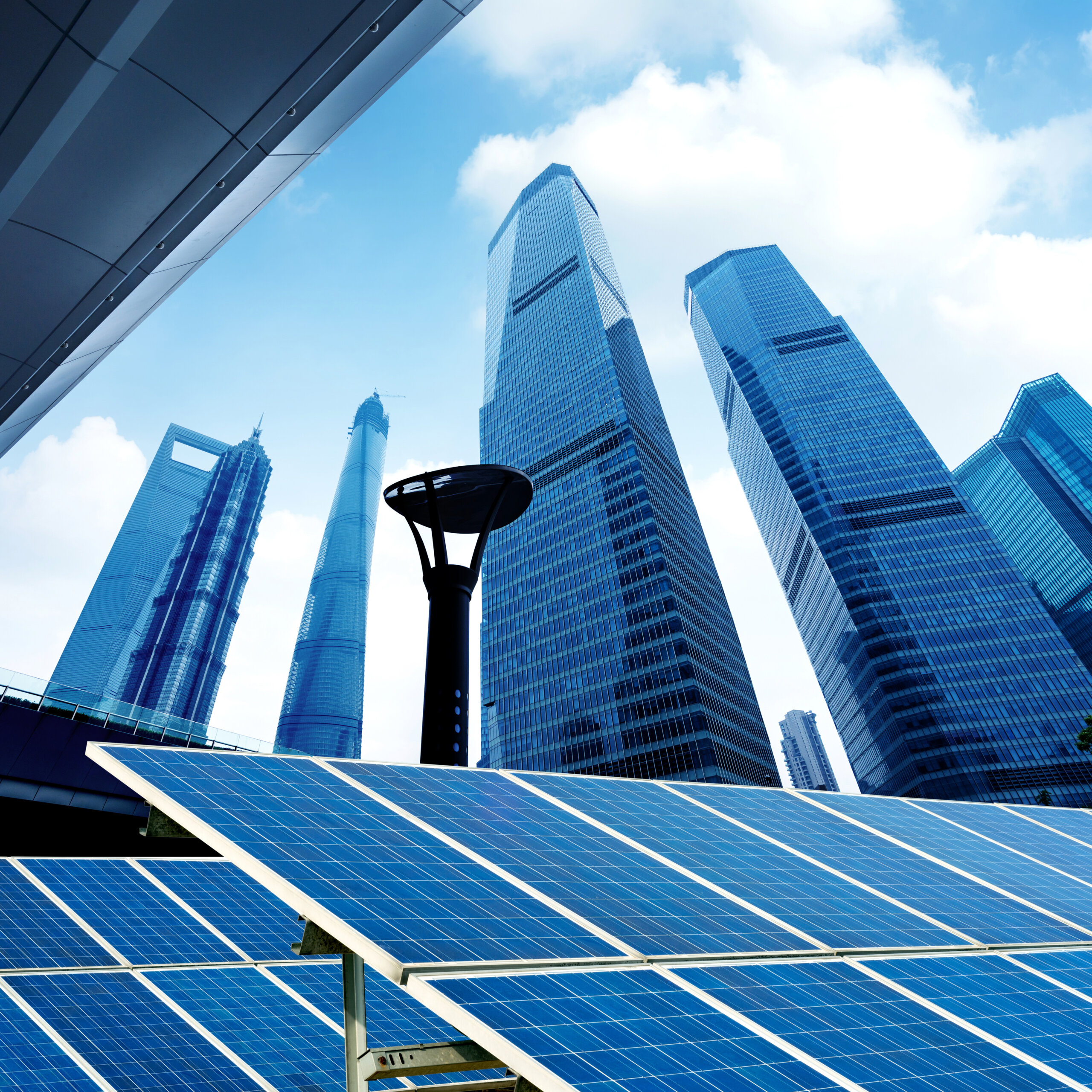 Skyscrapers in Shanghai, China