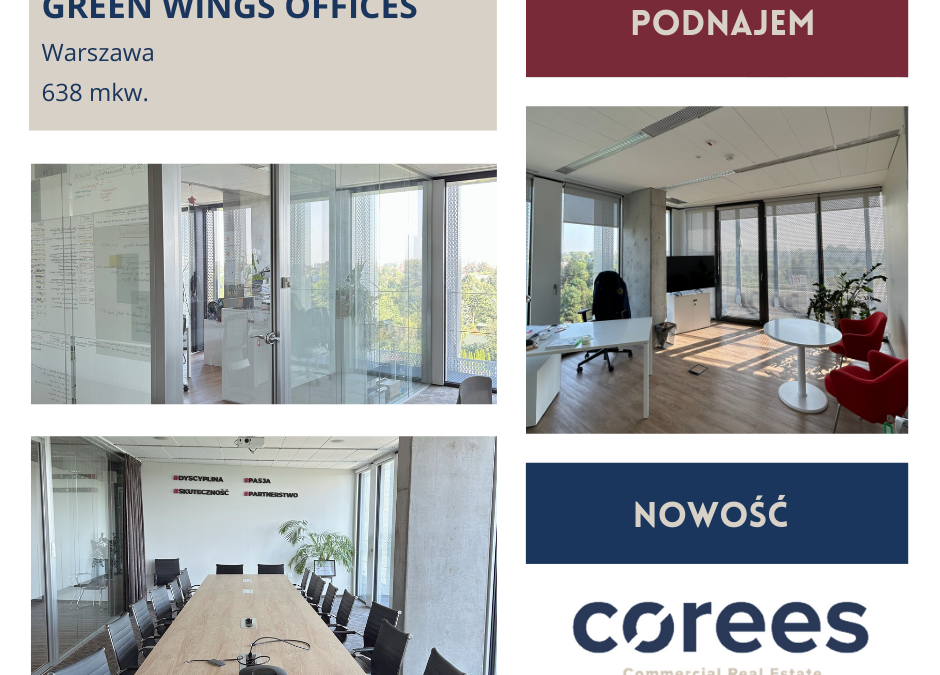 Green Wings Offices in Warsaw joins our portfolio